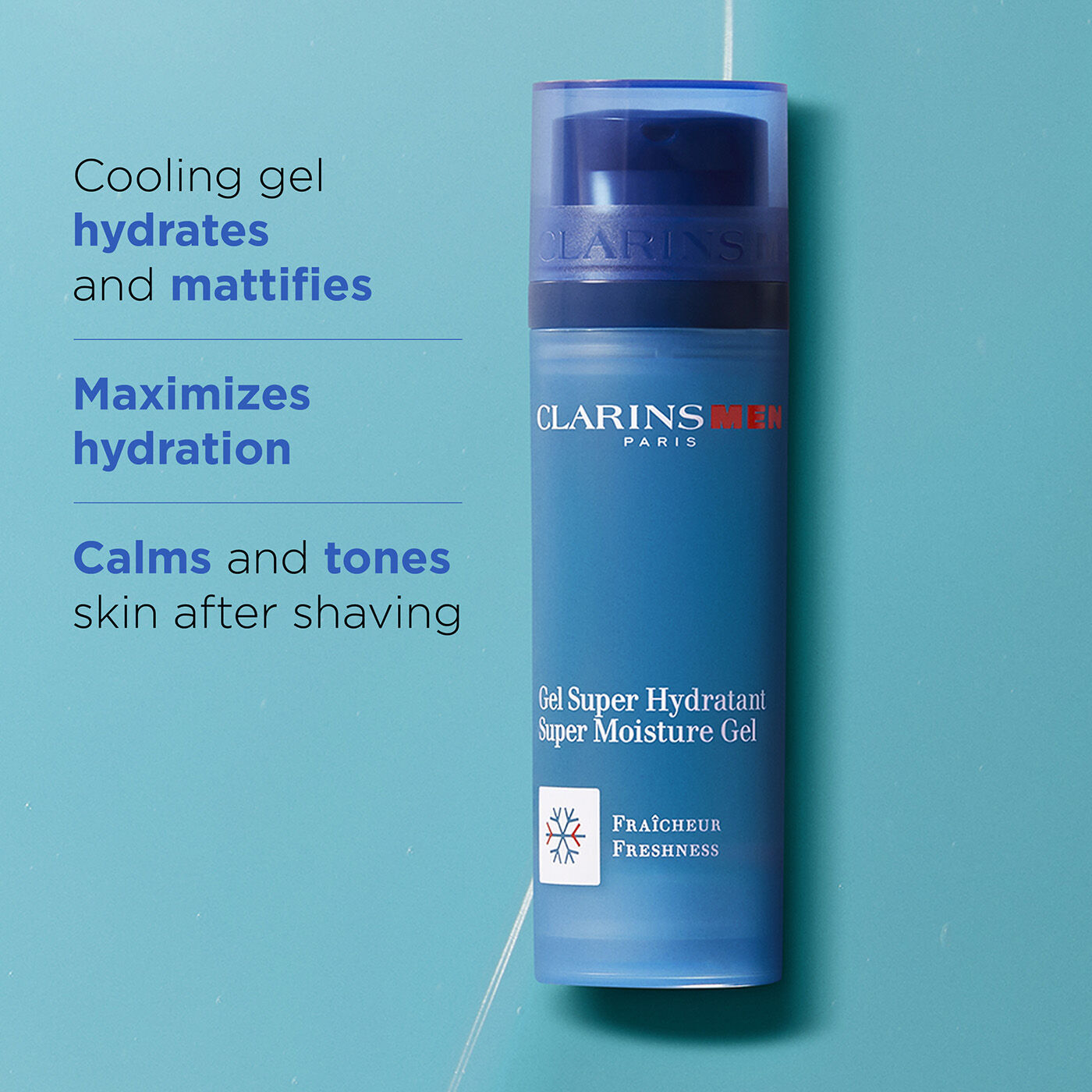 ClarinsMen Super Moisture Gel | CLARINS®