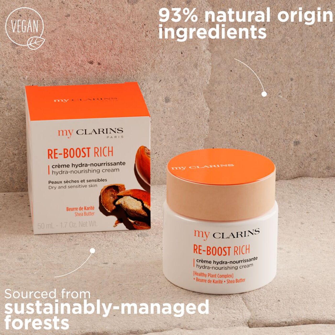 My Clarins RE-BOOST Rich Hydra-Nourishing Cream | CLARINS®