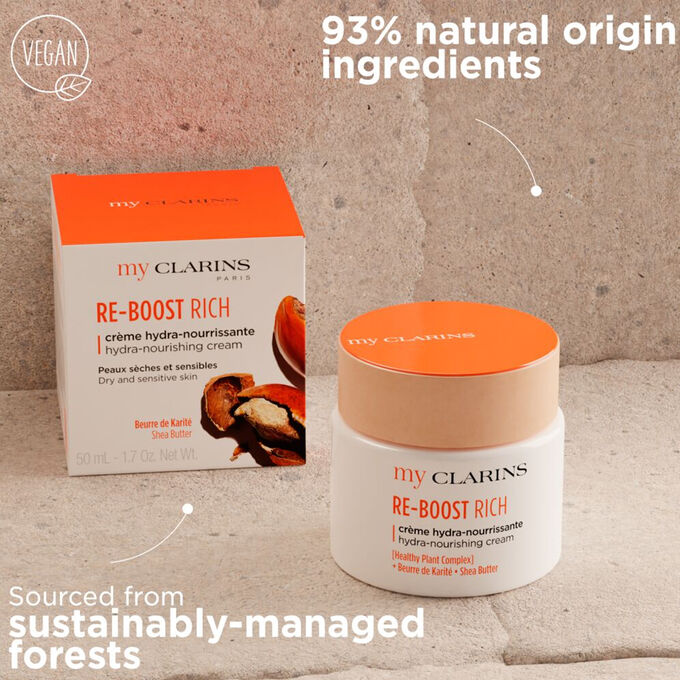 My Clarins RE-BOOST Rich Hydra-Nourishing Cream