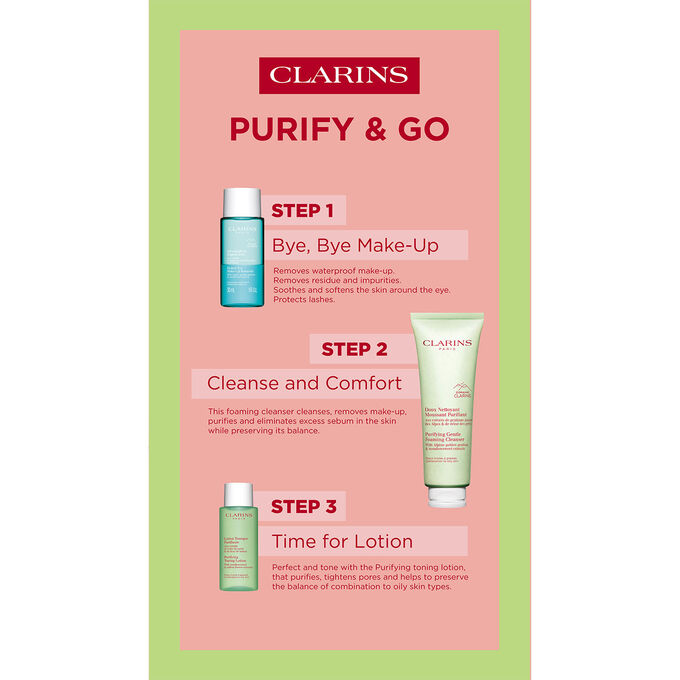 Purify & Go Cleansing Set | Combination to Oily Skin