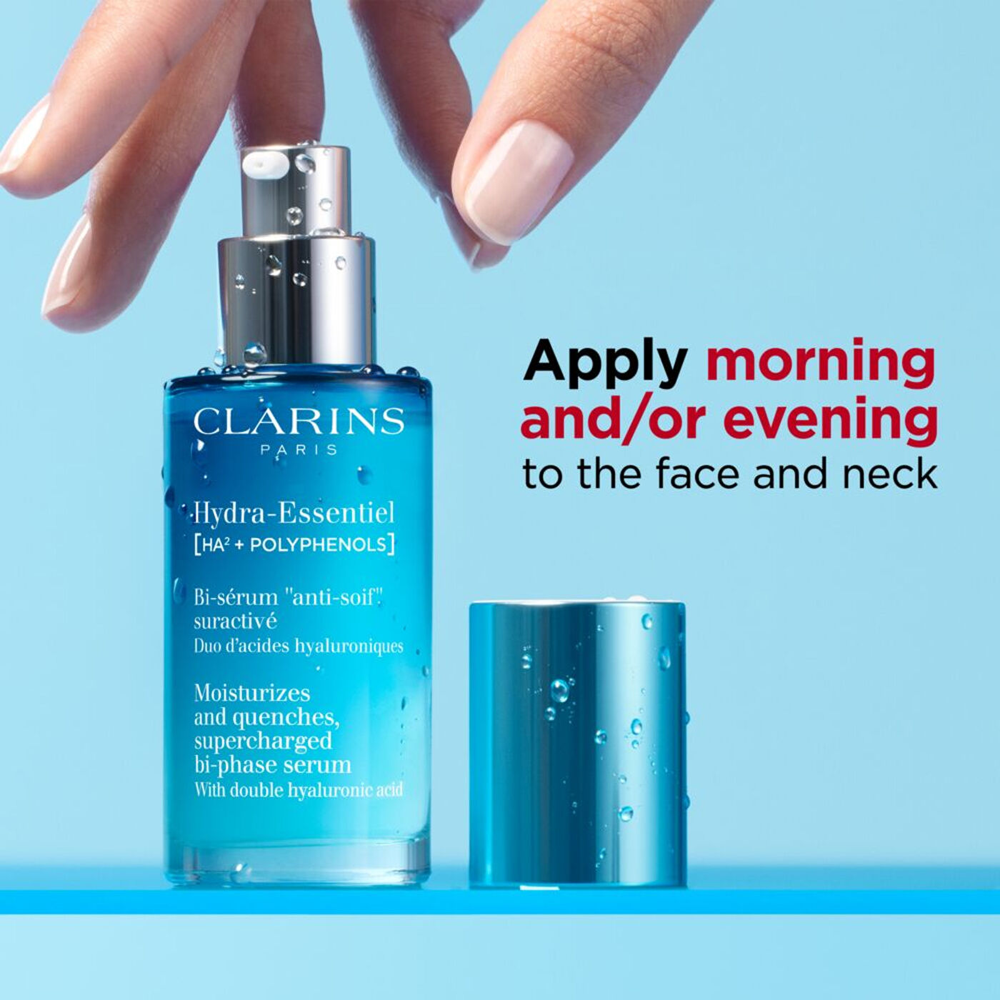 Hydra-Essentiel [HA²] Bi-Phase Serum | CLARINS®