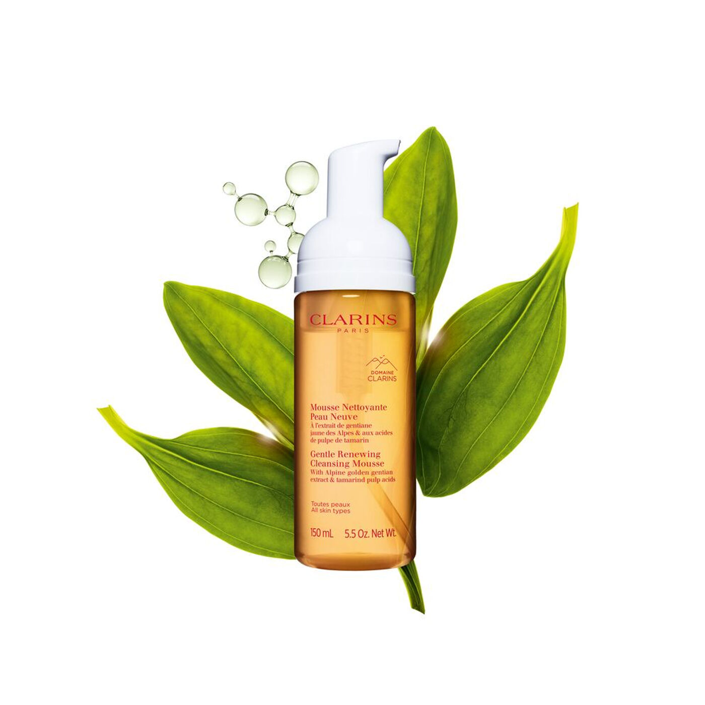 Gentle Renewing Cleansing Mousse | CLARINS®
