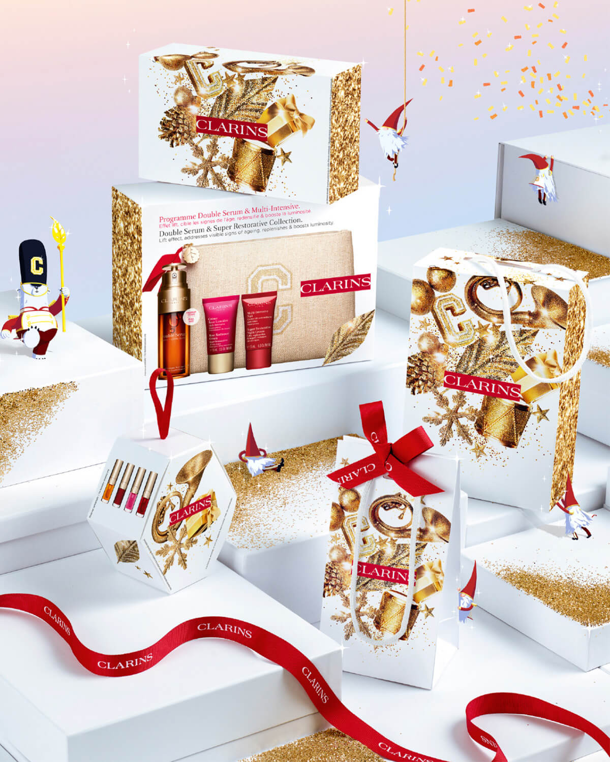 Clarins different wrappings