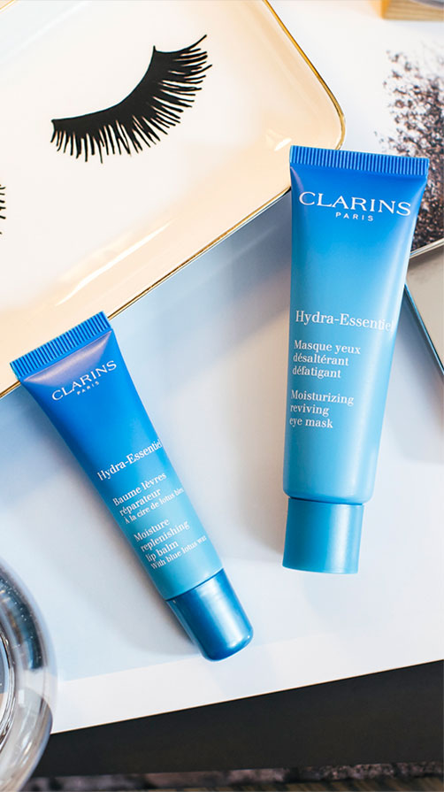 Quel nouveau geste de soin Clarins désaltérant ?