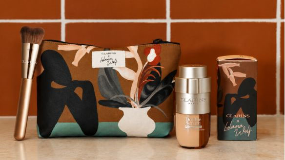 Make-Up Purse + Foundation Brush