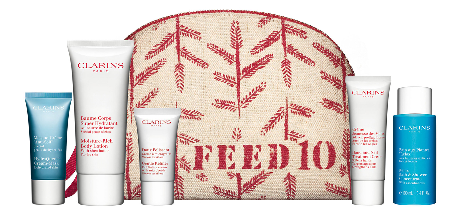 FEED for Clarins pouch