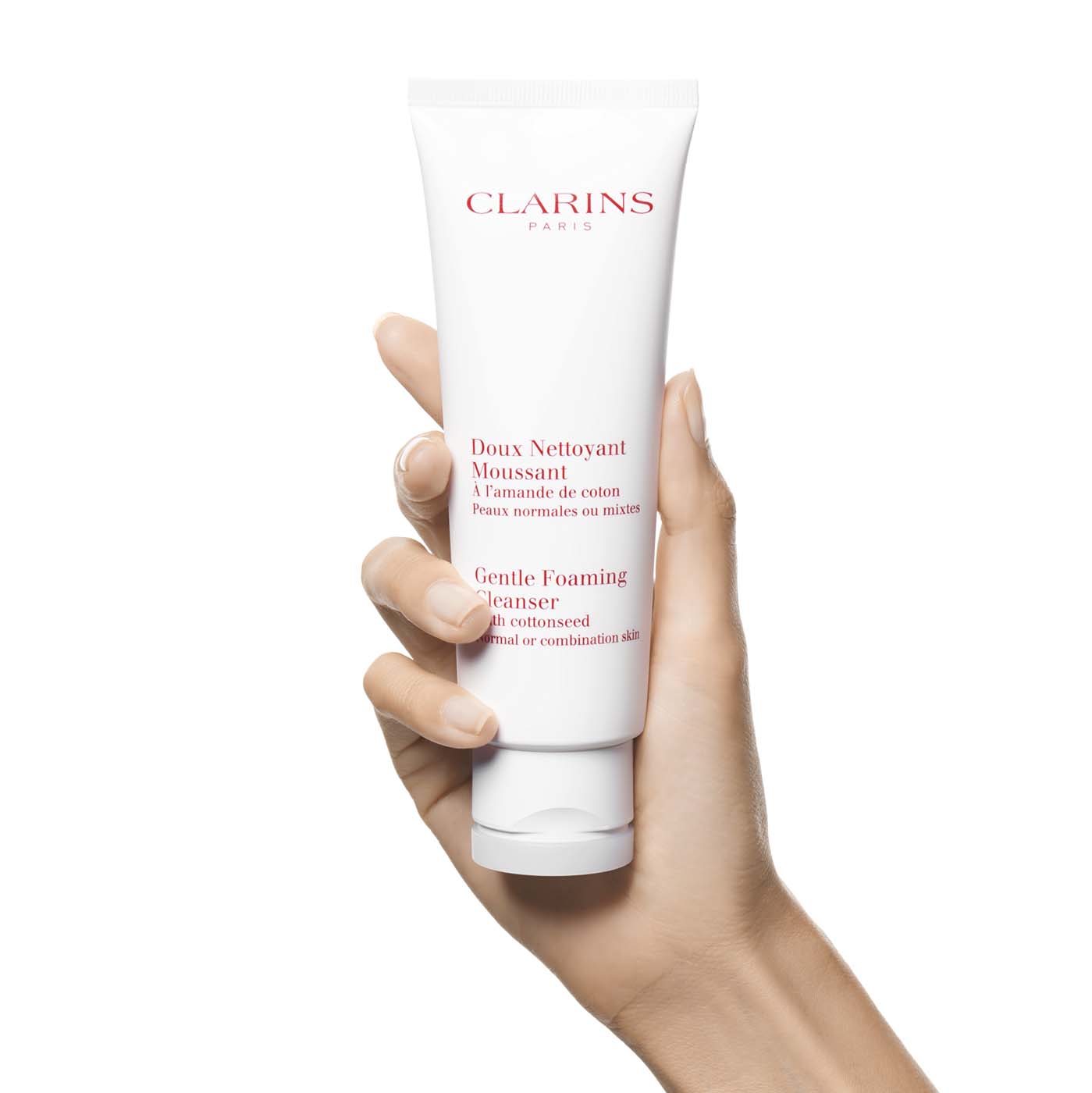 Gentle Foaming Cleanser with Cottonseed Clarins