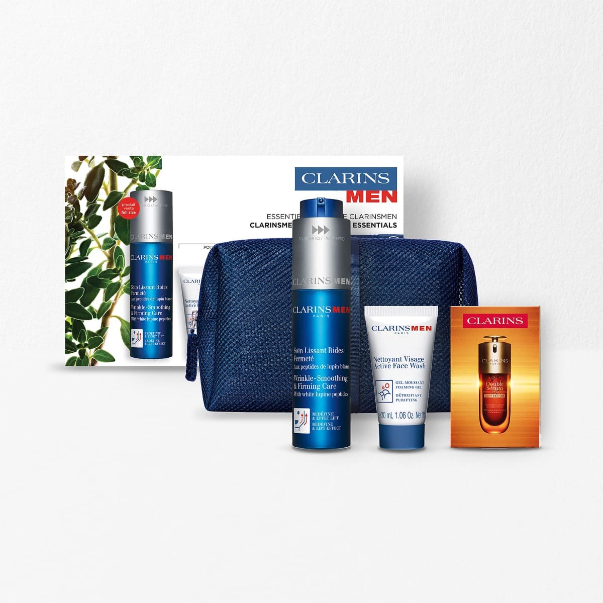 ClarinsMen Wrinkle-Smoothing & Firming Care Set