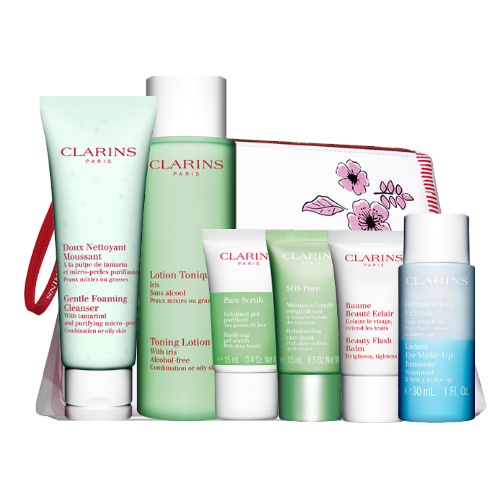 Purifying Cleansing Kit Oily to Combination Clarins